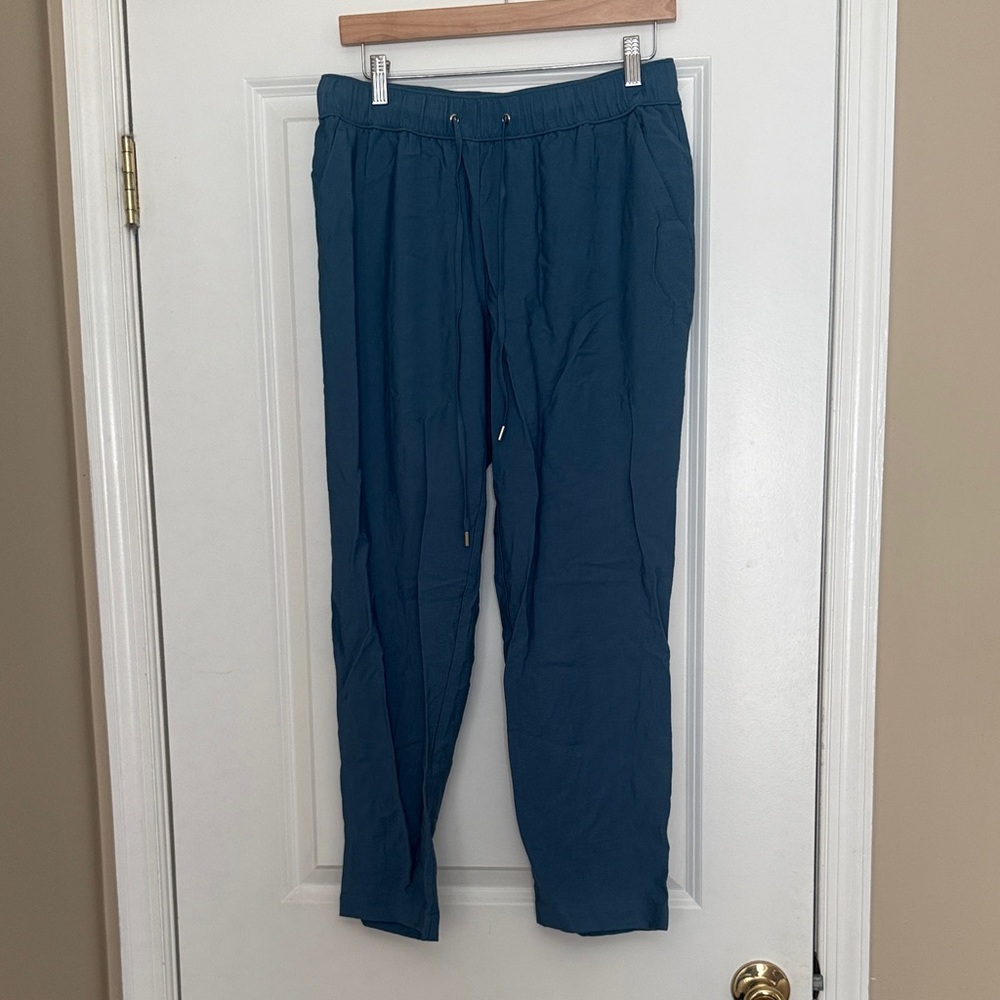 LOFT Women’s Teal Drawstring Joggers